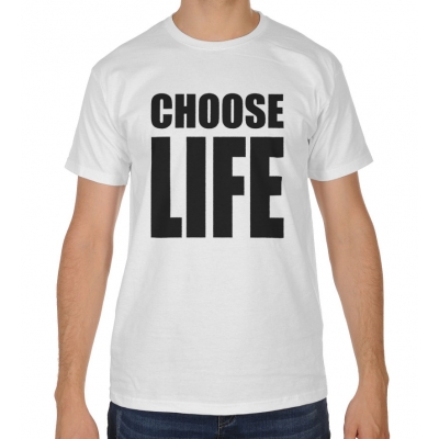 Blogerska koszulka męska Choose life
